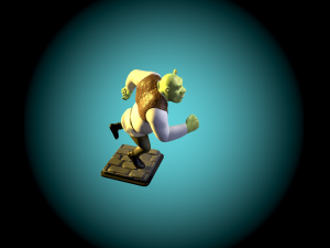 Shrek fan art 3d print model Modelo de Impressão 3D