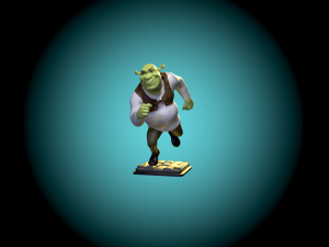 Shrek fan art 3d print model Modelo de Impressão 3D