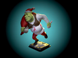 Santa Shrek 3d print model 3D Print Model