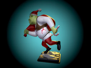 Santa Shrek 3d print model 3D Print Model