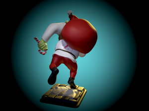 Santa Shrek 3d print model Modelo de Impressão 3D