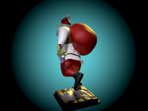 Santa Shrek 3d print model Modelo de Impressão 3D