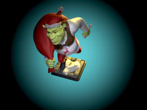 Santa Shrek 3d print model 3D Print Model