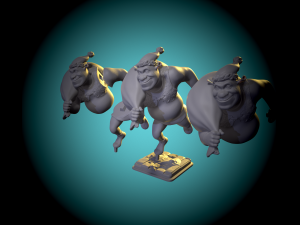 Santa Shrek 3d print model Modelo de Impressão 3D