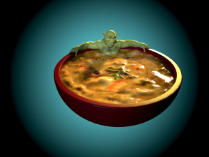 A plate with Shrek 3D 打印模型