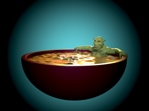A plate with Shrek 3D 打印模型