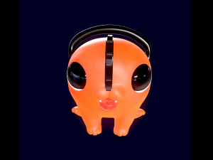 Pochita Modelo de Impressão 3D