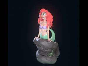 The Little Mermaid 3D-Druckmodell