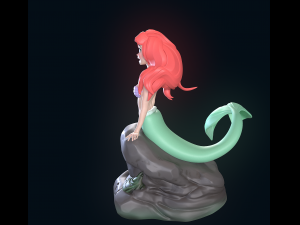 The Little Mermaid 3D-Druckmodell