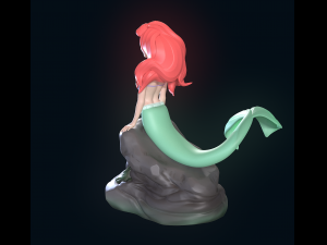 The Little Mermaid 3D-Druckmodell