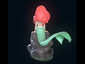 The Little Mermaid 3D-Druckmodell