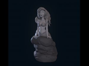 The Little Mermaid 3D-Druckmodell