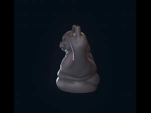 Dissatisfied cat 3D Print Model