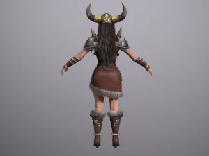 viking lady 3D Model