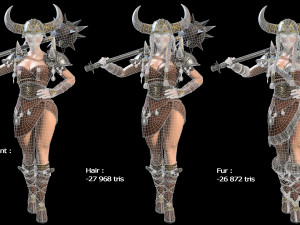 viking lady 3Dモデル