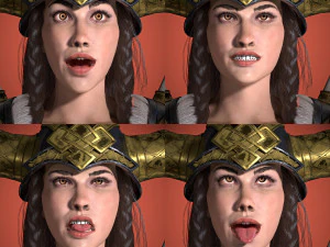 viking lady 3D Model