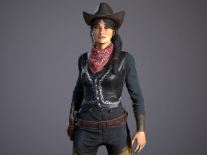 bandit low-poly 3D Model