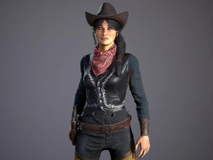 दस्यु लो-पॉली 3D मॉडल