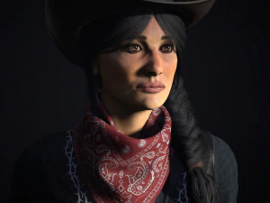 bandit low-poly 3D Model