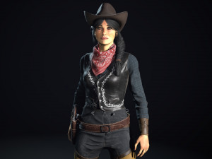 bandit low-poly Model 3D