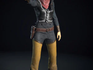 bandit low-poly 3D Model