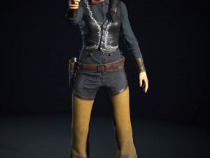 bandit low-poly Model 3D