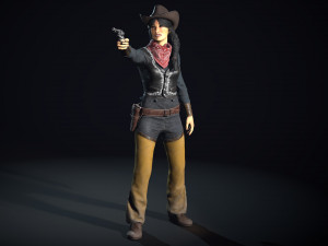 bandit low-poly Model 3D