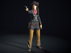 bandit low-poly Model 3D