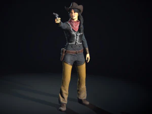 bandit low-poly 3D Model