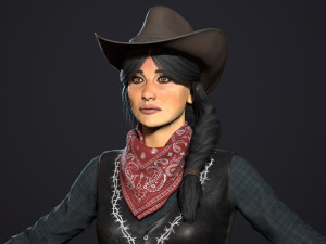 bandit low-poly Model 3D