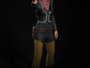 bandit low-poly 3D Model