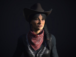 bandit low-poly Model 3D