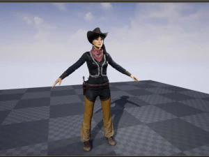 bandit low-poly 3D Model