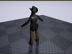 bandit low-poly Model 3D
