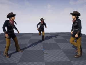 bandit low-poly Model 3D