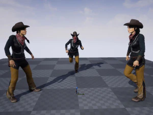 bandit low-poly 3D Model
