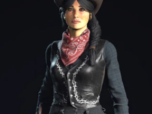 bandit low-poly 3D Model
