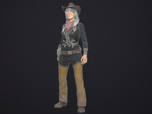 bandit low-poly Model 3D