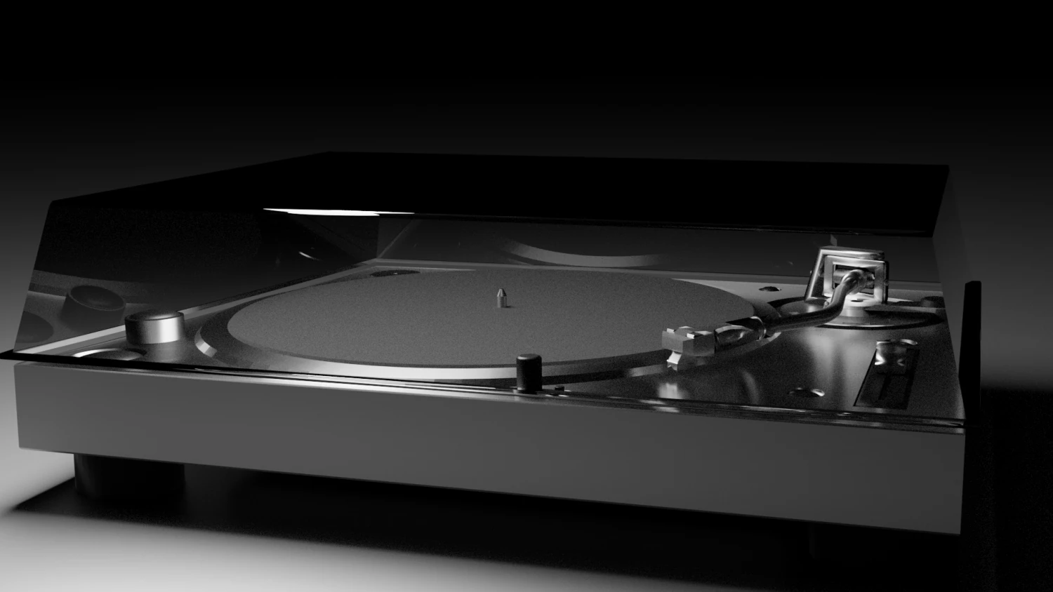 audio-technica player 3D Model .c4d .max .obj .3ds .fbx .stl .blend 