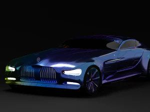 carro-conceito mercedes Modelo 3D