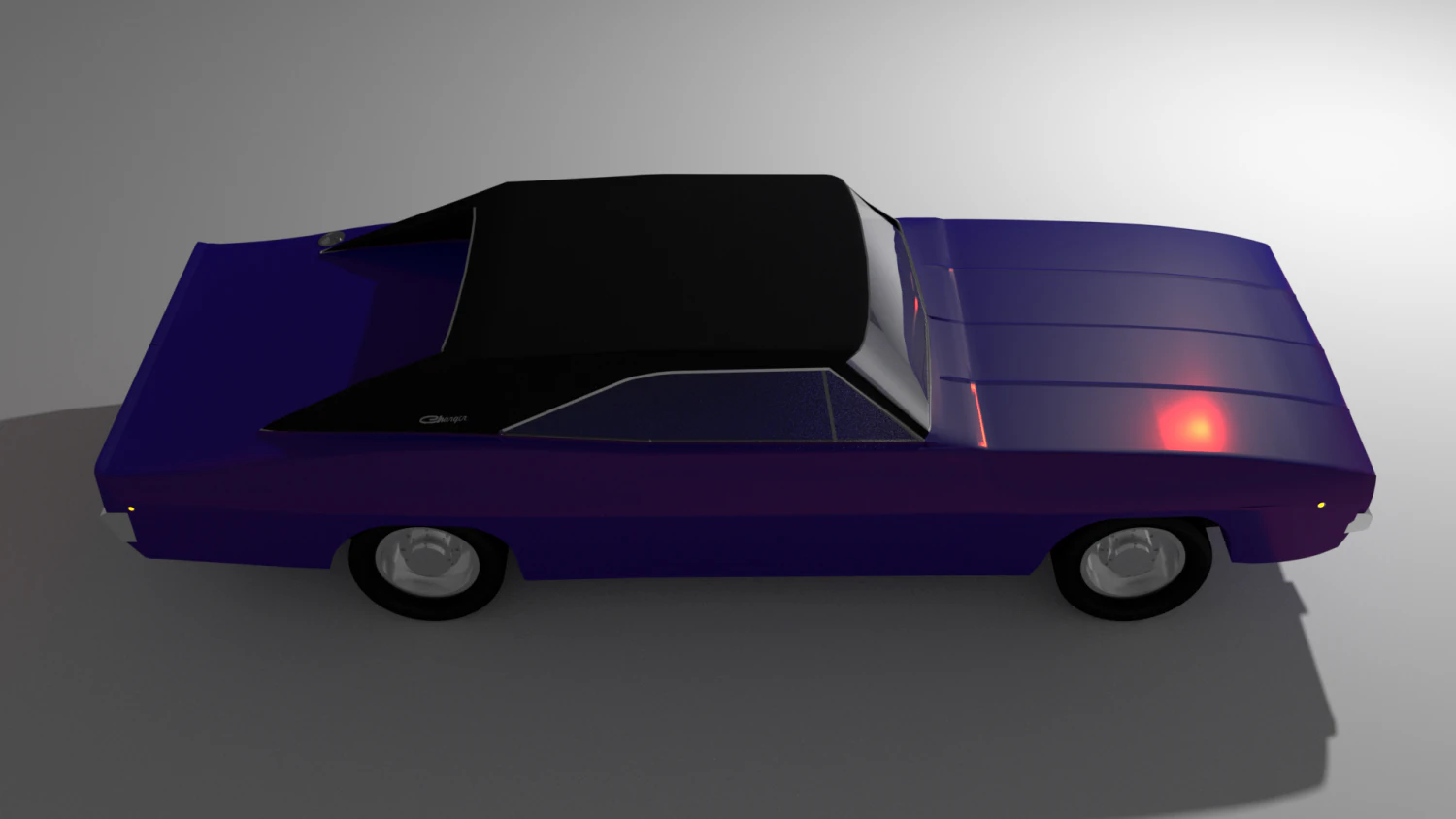 dodge charger 1968-1970 3D Model .c4d .max .obj .3ds .fbx .stl .blend