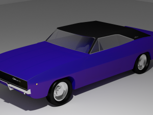 dodge charger 1968-1970 Modelo 3D