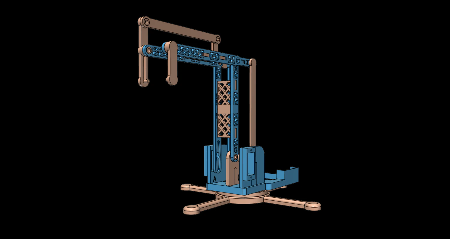 robotic arm 3D Print Model .c4d .max .obj .3ds .fbx .stl .blend 