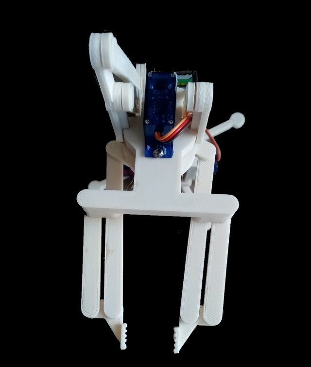 robotic plier 3D 프린트 모델 .c4d .max .obj .3ds .fbx .stl .blend 