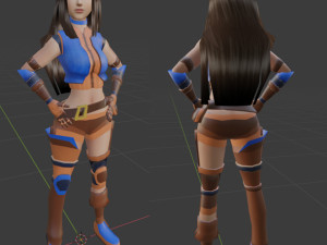 Fh female fantasy character 3D Model