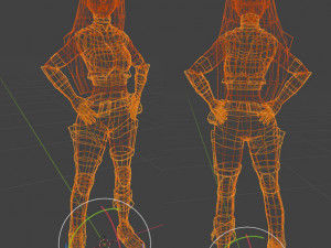 Fh female fantasy character Modèle 3D