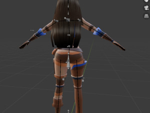 Fh female fantasy character Modèle 3D