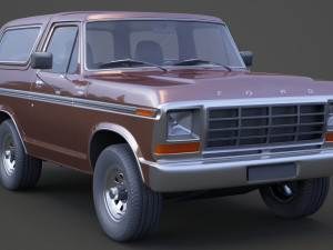 ford-bronco 1978 Modello 3D