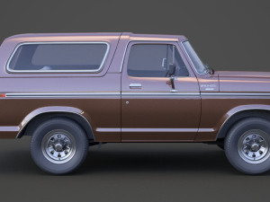 ford-bronco 1978 Modello 3D