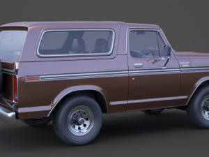 ford-bronco 1978 Modello 3D